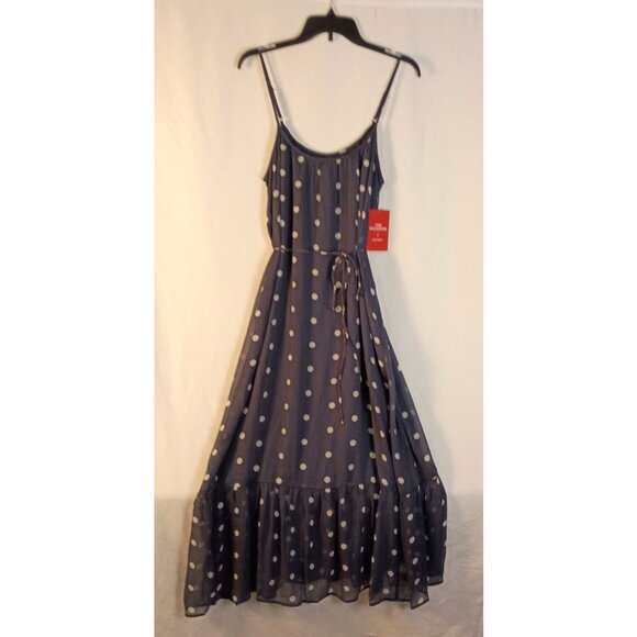 Old Navy Occasion Chiffon Maxi Dress M Petite Waist Tie Lined Formal NWT - Picture 2 of 11